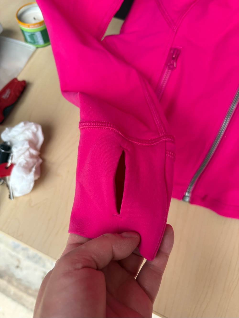 Lululemon Hot Pink Zip-Up Jacket - Picture 2 of 9